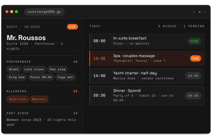Concierge 360 preview